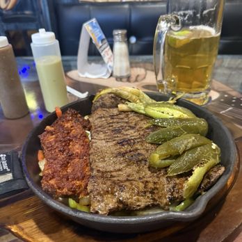 El Mariachi signature dishes Carne AsadaPollo a la CremaCamarones al Mojo de AjoMargaritas